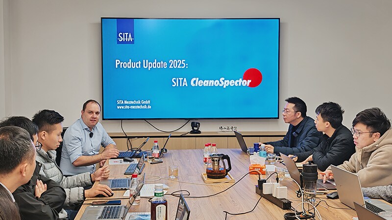 德國SITA公司到訪佛山翁開爾進行技術(shù)交流培訓